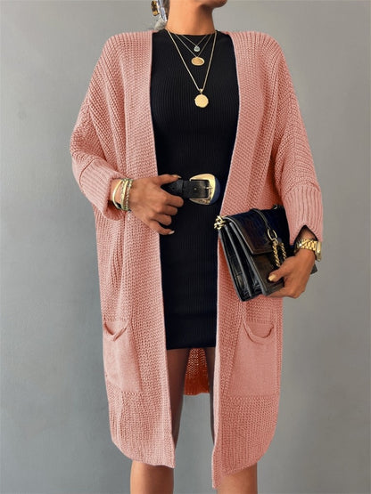 Leyla oversized pink cardigan