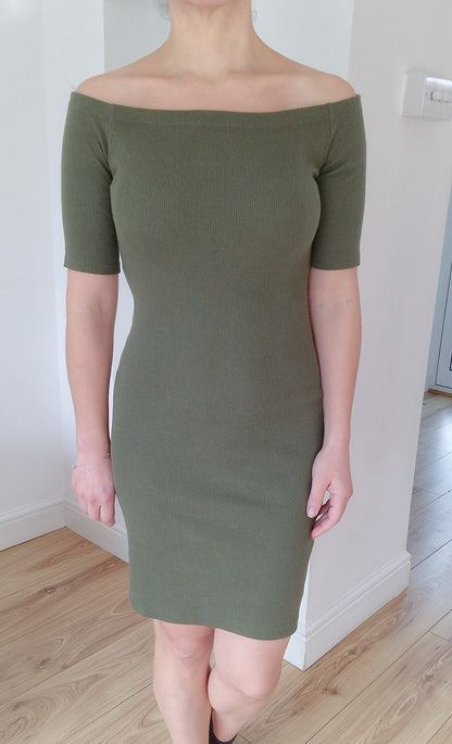Lara - Khaki mini dress