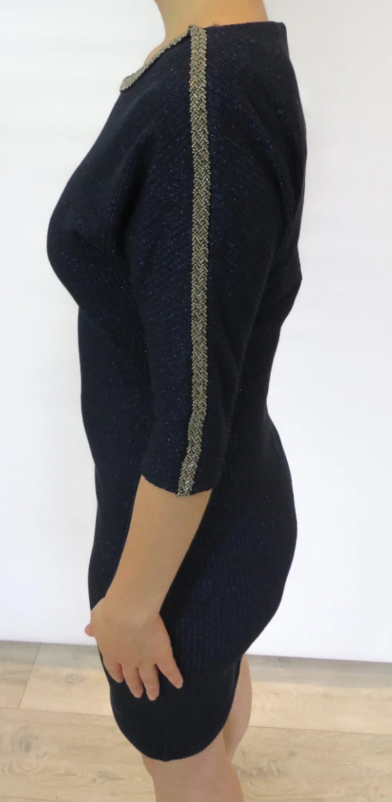 Azure - Navy mini dress