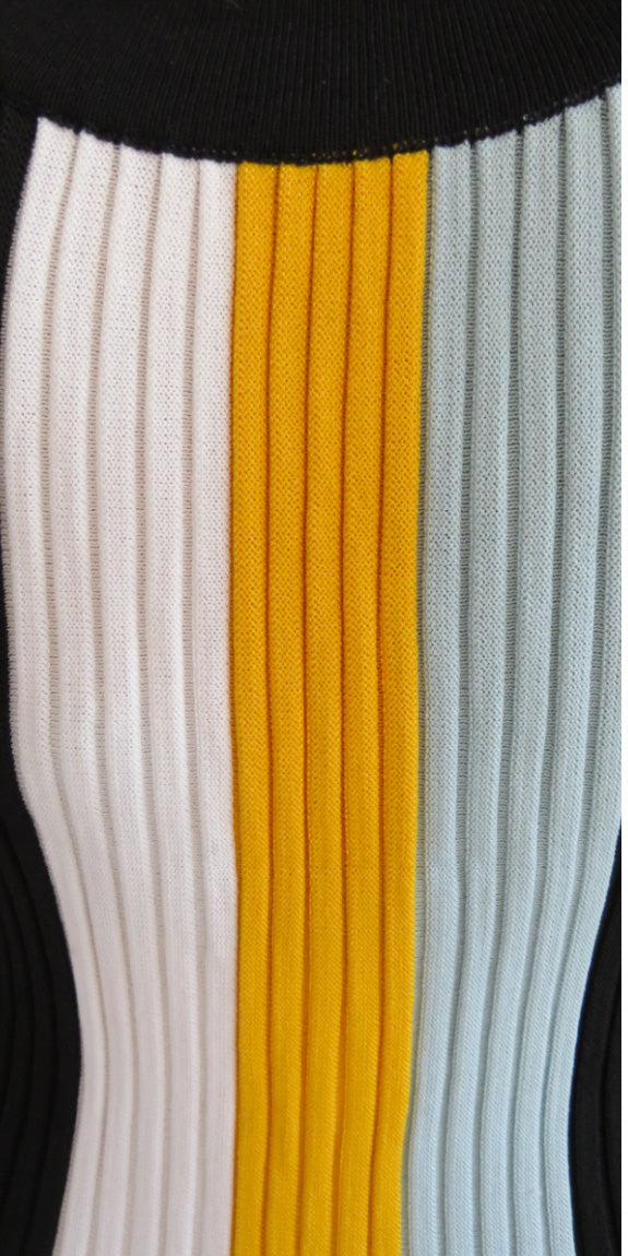 Ruya - Yellow, turquoise - Bodycon dress